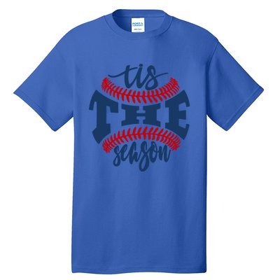 Tis The Season Baseball Softball Lovers Gift Tall T-Shirt