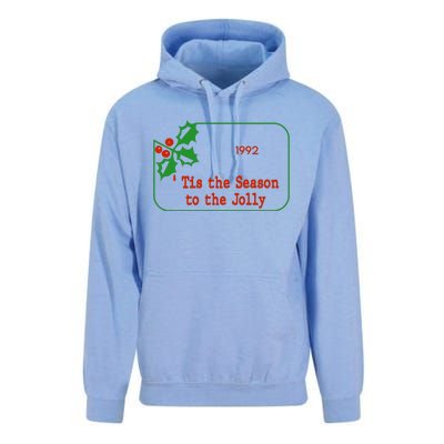 Tis The Season To The Jolly 1992 Unisex Surf Hoodie