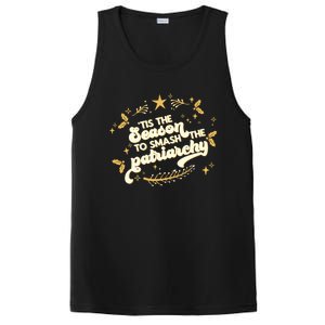 Tis The Season To Smash The Patriarchy Feminist Xmas Meme Funny Gift PosiCharge Competitor Tank