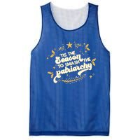 Tis The Season To Smash The Patriarchy Feminist Xmas Meme Funny Gift Mesh Reversible Basketball Jersey Tank