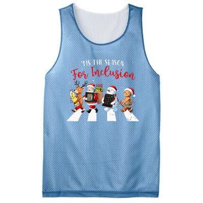 Tis The Season For Inclusion Xmas Ot Pt Slp Therapy Holiday Mesh Reversible Basketball Jersey Tank