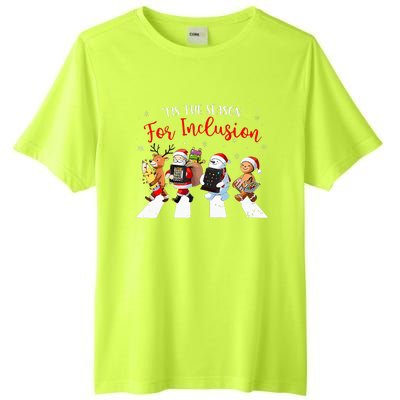 Tis The Season For Inclusion Xmas Ot Pt Slp Therapy Holiday Tall Fusion ChromaSoft Performance T-Shirt