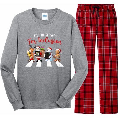 Tis The Season For Inclusion Xmas Ot Pt Slp Therapy Holiday Long Sleeve Pajama Set