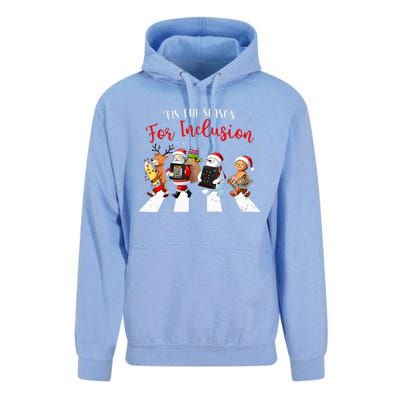 Tis The Season For Inclusion Xmas Ot Pt Slp Therapy Holiday Unisex Surf Hoodie