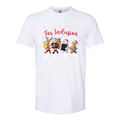 Tis The Season For Inclusion Xmas Ot Pt Slp Therapy Holiday Softstyle CVC T-Shirt