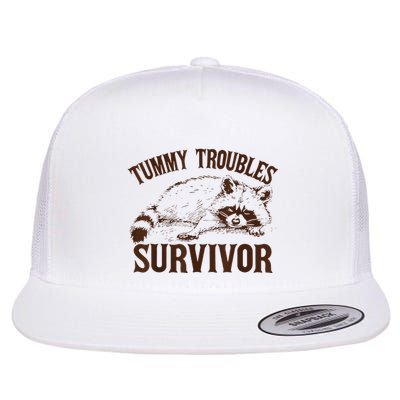 Tummy Troubles Survivor Flat Bill Trucker Hat