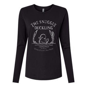 Tangled The Snuggly Duckling Where Dreams Are Made Womens Cotton Relaxed Long Sleeve T-Shirt