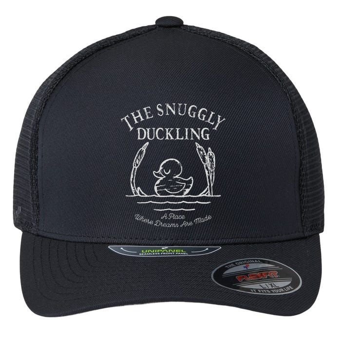 Tangled The Snuggly Duckling Where Dreams Are Made Flexfit Unipanel Trucker Cap
