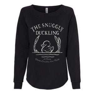 Tangled The Snuggly Duckling Where Dreams Are Made Womens California Wash Sweatshirt