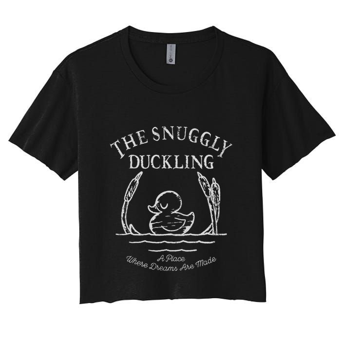 Tangled The Snuggly Duckling Where Dreams Are Made Crop Top