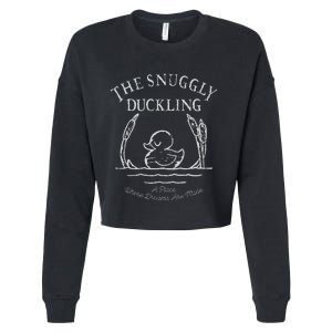 Tangled The Snuggly Duckling Where Dreams Are Made Cropped Pullover Crew