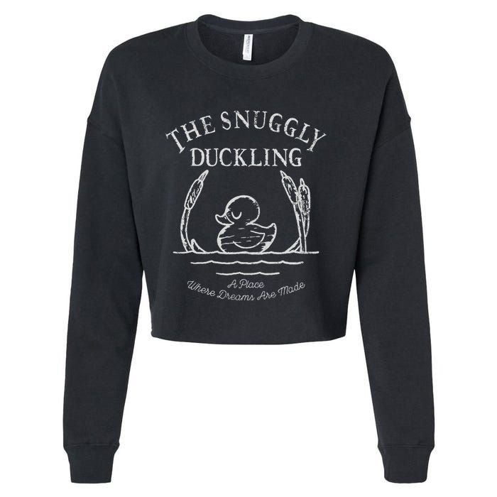 Tangled The Snuggly Duckling Where Dreams Are Made Cropped Pullover Crew