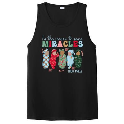 Tis The Season To Save Miracles Nicu Crew Nurse Christmas PosiCharge Competitor Tank