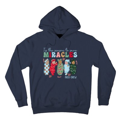 Tis The Season To Save Miracles Nicu Crew Nurse Christmas Hoodie