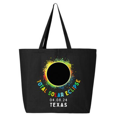 Texas Total Solar Eclipse Totality April 8 2024 25L Jumbo Tote