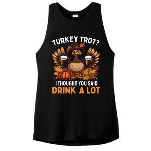 Turkey Trot Squad Running Ing Matching Thanksgiving Gift Ladies PosiCharge Tri-Blend Wicking Tank