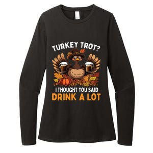 Turkey Trot Squad Running Ing Matching Thanksgiving Gift Womens CVC Long Sleeve Shirt