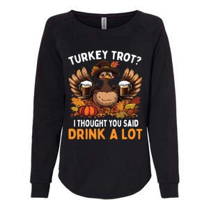 Turkey Trot Squad Running Ing Matching Thanksgiving Gift Womens California Wash Sweatshirt