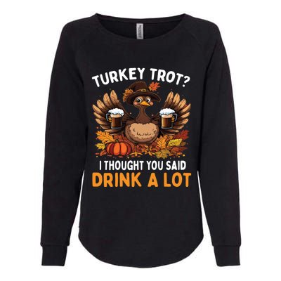 Turkey Trot Squad Running Ing Matching Thanksgiving Gift Womens California Wash Sweatshirt