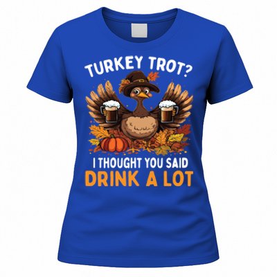 Turkey Trot Squad Running Ing Matching Thanksgiving Gift Women's T-Shirt