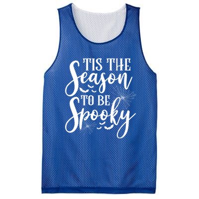 Tis The Season To Be Spooky Halloween Meaningful Gift Mesh Reversible Basketball Jersey Tank