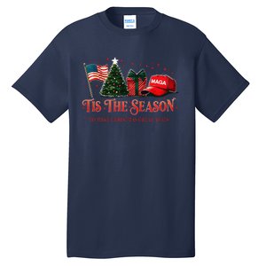 Tis The Season Trump Maga 2024 Make Christmas Great Again Tall T-Shirt