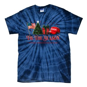 Tis The Season Trump Maga 2024 Make Christmas Great Again Tie-Dye T-Shirt