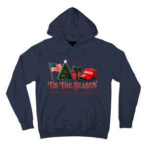 Tis The Season Trump Maga 2024 Make Christmas Great Again Tall Hoodie