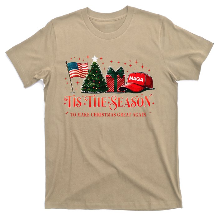 Tis The Season Trump Maga 2024 Make Christmas Great Again T-Shirt