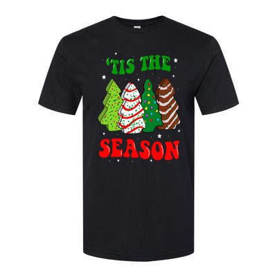 Tis' The Season Christmas Tree Cakes Debbie Groovy Softstyle® CVC T-Shirt