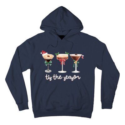 Tis The Season Espresso Martini Cocktail Glasses Christmas Sweat Hoodie