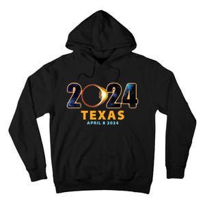 Texas Total Solar Eclipse 2024 Tall Hoodie