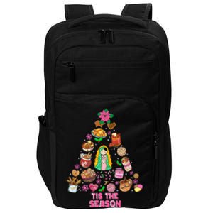 Tis The Season Mexican Christmas Feliz Navidad Xmas Mexican Impact Tech Backpack