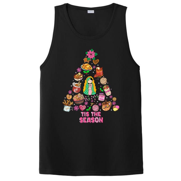 Tis The Season Mexican Christmas Feliz Navidad Xmas Mexican PosiCharge Competitor Tank