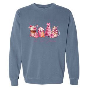 Tis The Season Festive Holiday Beverages Garment-Dyed Sweatshirt