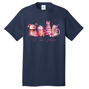 Tis The Season Festive Holiday Beverages Tall T-Shirt