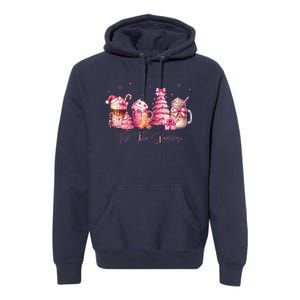 Tis The Season Festive Holiday Beverages Premium Hoodie