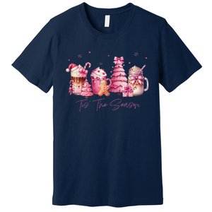 Tis The Season Festive Holiday Beverages Premium T-Shirt