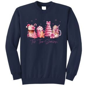 Tis The Season Festive Holiday Beverages Tall Sweatshirt