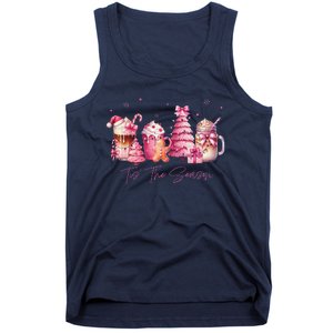 Tis The Season Festive Holiday Beverages Tank Top