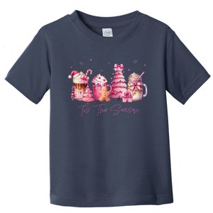 Tis The Season Festive Holiday Beverages Toddler T-Shirt