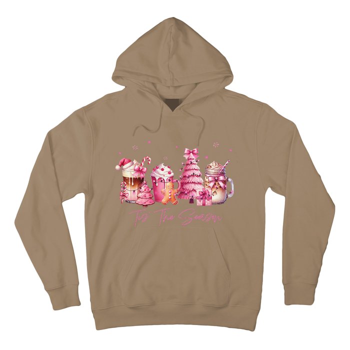 Tis The Season Festive Holiday Beverages Hoodie