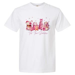 Tis The Season Festive Holiday Beverages Garment-Dyed Heavyweight T-Shirt