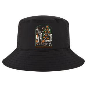 Tis The Season to Be Creepy Skeleton Halloween Spooky Season Cool Comfort Performance Bucket Hat