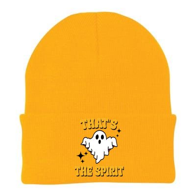 Thats The Spirit Funny Halloween Ghost Knit Cap Winter Beanie