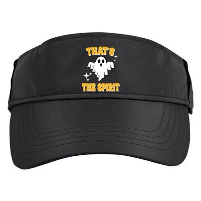 Thats The Spirit Funny Halloween Ghost Adult Drive Performance Visor