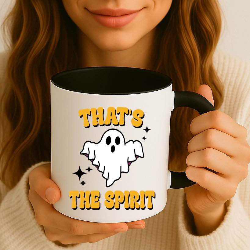 Thats The Spirit Funny Halloween Ghost Mug