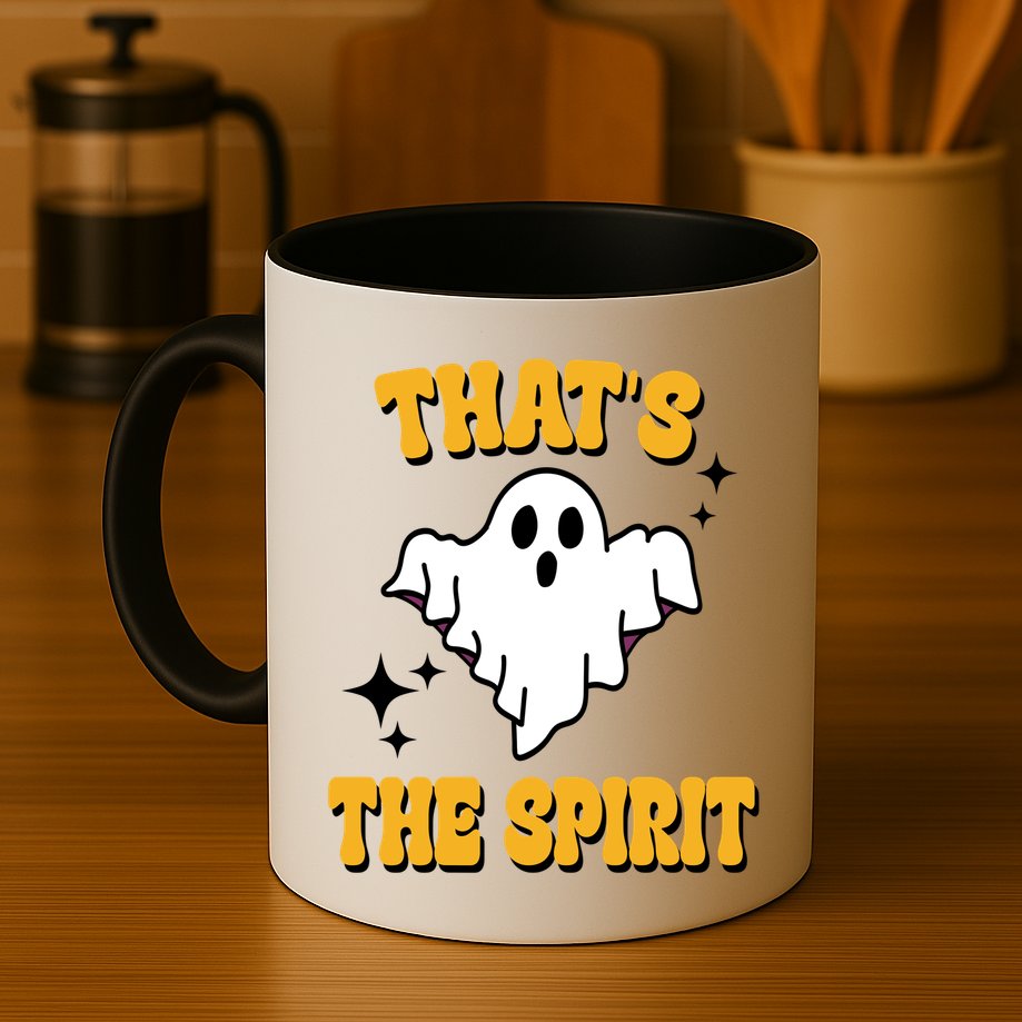 Thats The Spirit Funny Halloween Ghost Mug