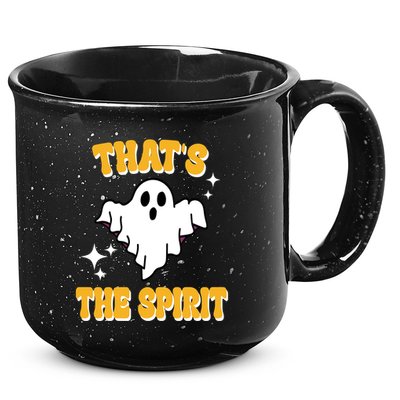 Thats The Spirit Funny Halloween Ghost 15oz Campfire Ceramic Mug