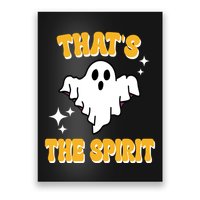Thats The Spirit Funny Halloween Ghost Poster